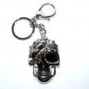 Skull Diamante Keychain