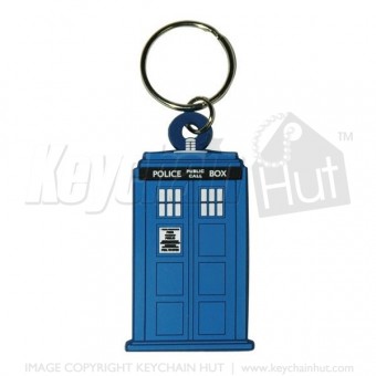 Dr Who Tardis Keychain