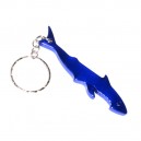 Blue Shark Bottle Opener Keychain