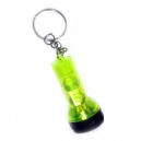 Plastic Flashlight Keychain 