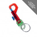 Multicolor Belt Clip Keychain 