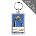 Printed Rectangle Promotional Keychain