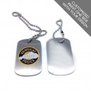 Dog Tag Promotional Keychain (1 side print)