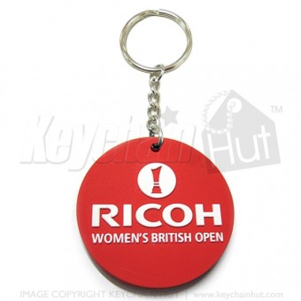 Soft Plastic Promotional Keychain - 2 sided