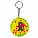 Soft Plastic Promotional Keychains- 2D Large