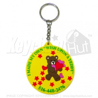 Soft Plastic Promotional Keychains- 2D Large