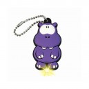  Soft Plastic Flashlight Promotional Keychain