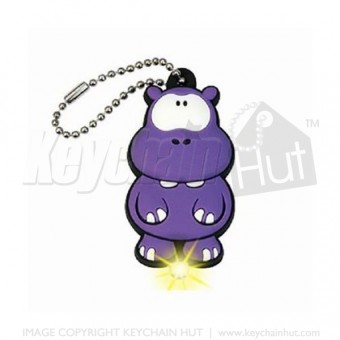  Soft Plastic Flashlight Promotional Keychain