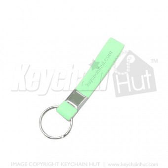 Custom Mini Loop Promotional Keychain - Embossed