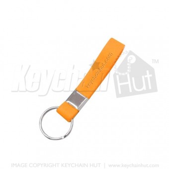 Custom Mini Loop Promotional Keychain - Debossed
