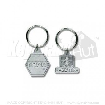 Promotional Customized Silver Commemorative Key Chain