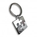 Cast Alloy Dual-plated Metal Keychain