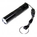 LED Metal Police-style Flashlight Keychain - Luxury