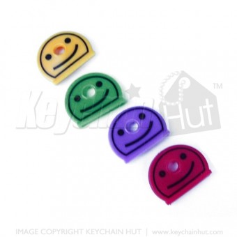 Smiley Face Key Caps - Set of 4