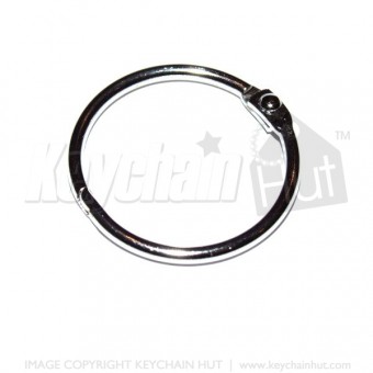 1 inch (25mm) Opening Hinged Rings Pack of 10