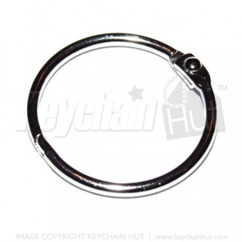 1 1/2 inch (38mm) Opening Hinged Rings Pack of 10