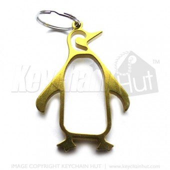 Penguin Bottle Opener Keychain