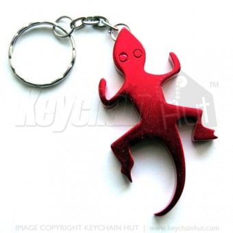 Lizard Bottle Opener Keychain