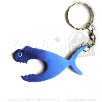 Hungry Shark Bottle Opener Keychain