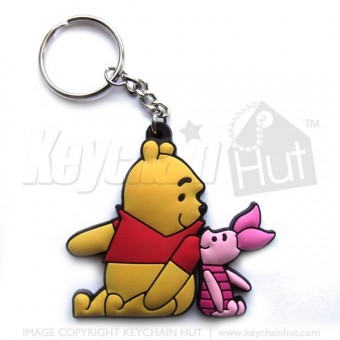 Disney Winnie The Pooh & Piglet Keychain