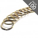 1 Inch Premium Brass Key Rings Pack of 100