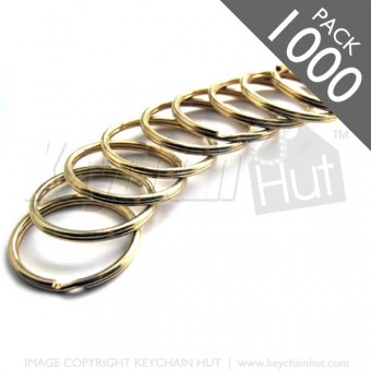 1 Inch Premium Brass Key Rings Pack of 1000