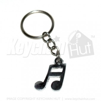 Musical Notes Keychain