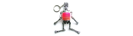 Springy Skeleton Keyrings