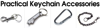 Practical Keychain Accessories, clips and key rings